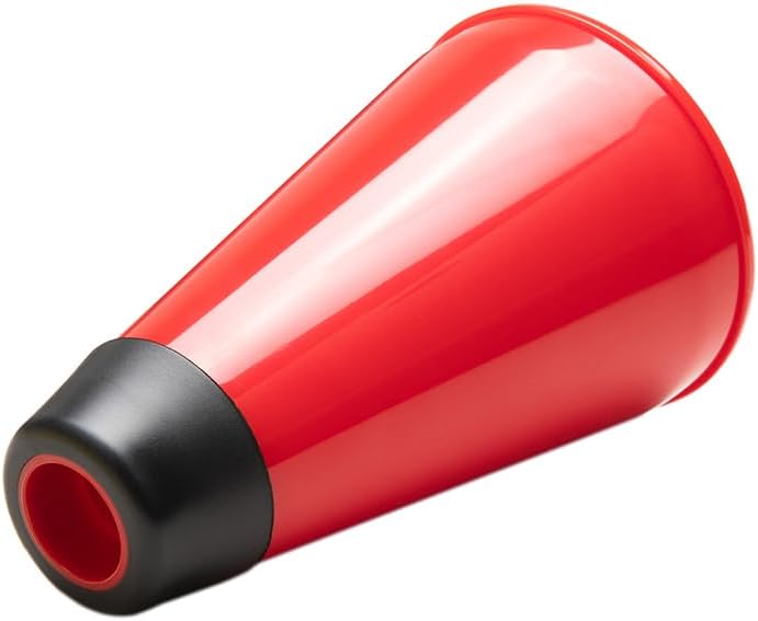 PAMPET SIERRA Trumpet Mute, Lightweight Practice Trumpet Mute Silencer (Red) - Image 1